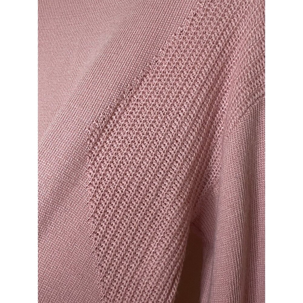 NWT Stitches & Stripes L Pink Wool Blend Crewneck Sweater Soft Cozy Revolve - Picture 4 of 7